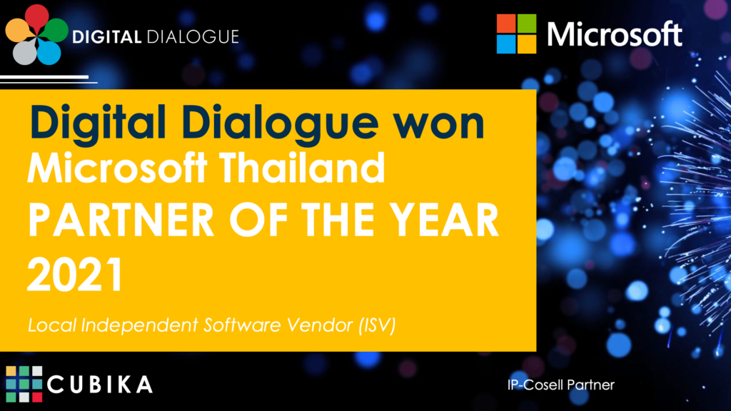 Microsoft Thailand Partner of the year, Digital Dialogue