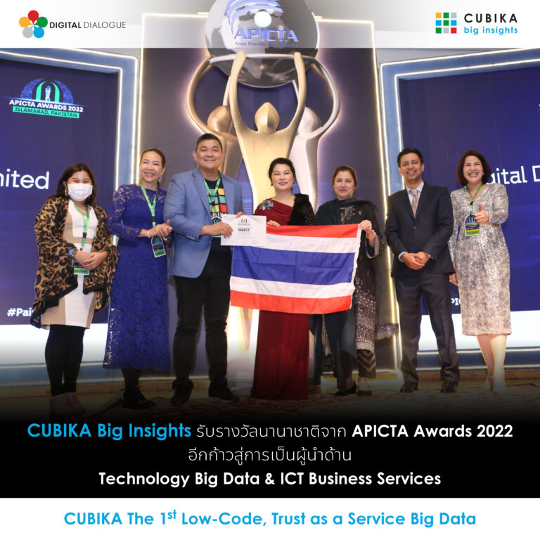 CUBIKA Big Insights received APICTa Awards 2022